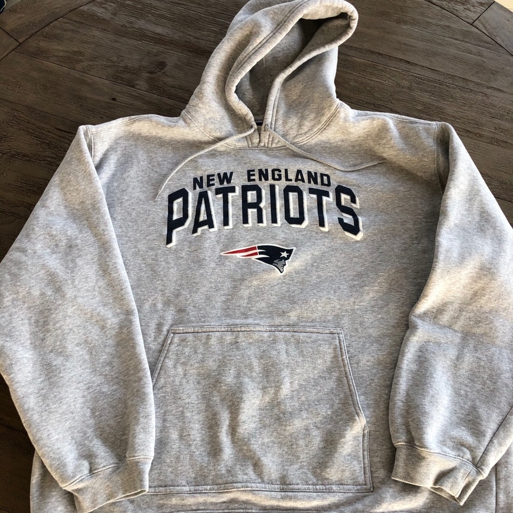 New England Patriots hooded sweatshirt